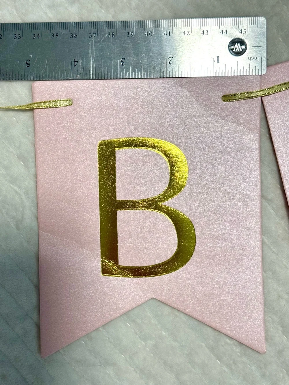 Happy Birthday Pink and Gold Party Banner | Party Decor | Photo Backdrop